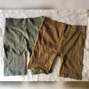 2 biker shorts!